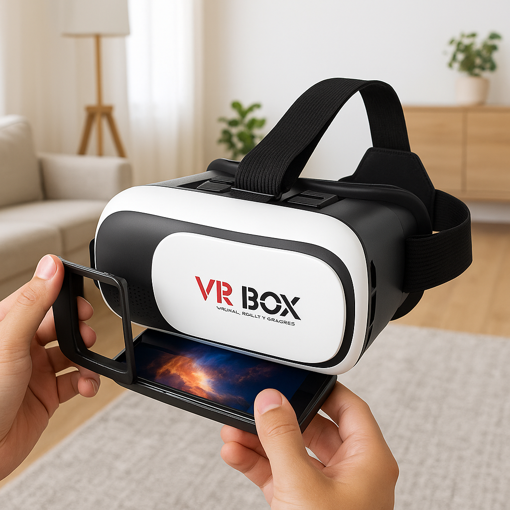 Vr box نظارات عالم افتراضي