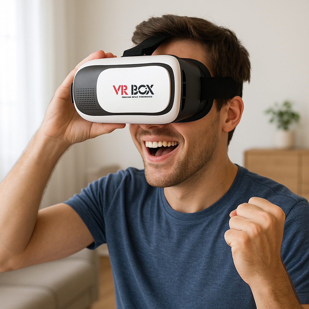 Vr box نظارات عالم افتراضي